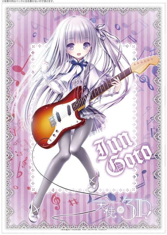 yande.re 417651 goto_jun guitar heels pantyhose seifuku tenshi_no_three_piece! tinkle