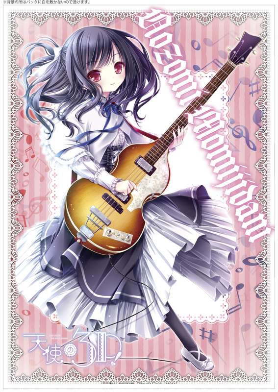 yande.re 417652 guitar heels momijidani_nozomi pantyhose seifuku tenshi_no_three_piece! tinkle